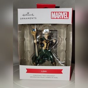 Loki Marvel Christmas Hallmark Ornament New In Box